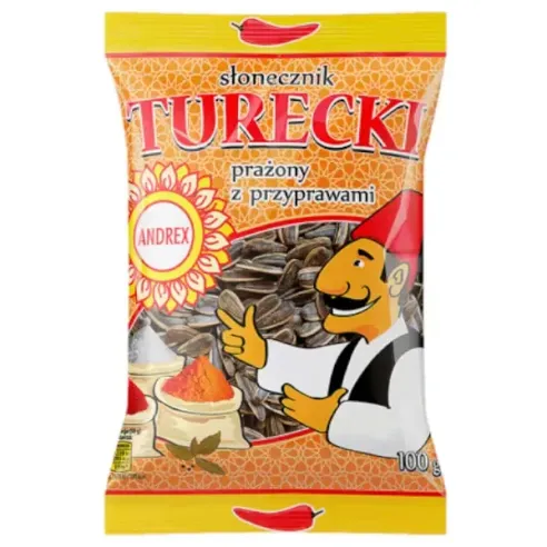 Andrex Sunflower Seeds Roasted with Spices Słonecznik Turecki Prażony Z Przyprawami