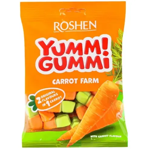 Roshen Yummi Gummi Carrot Farm