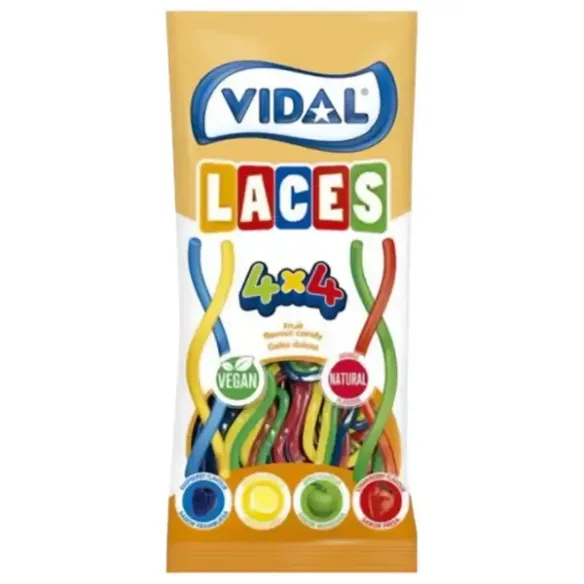 Vidal Laces 4x4 Rainbow Candy