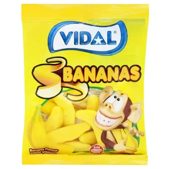 Vidal Bananas Candy