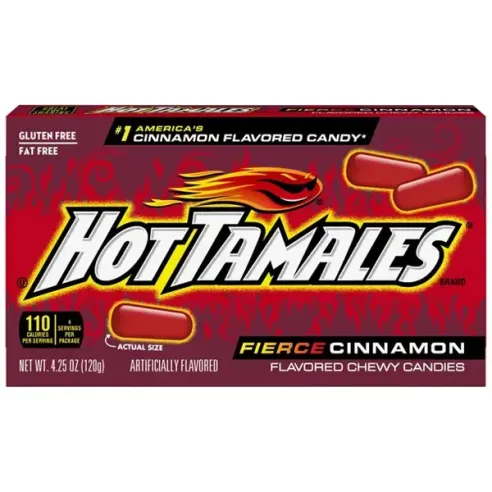Hot Tamales Fierce Cinnamon Bold Candy with Sweet Heat