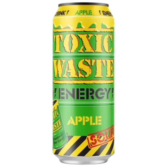 Toxic Waste Sour Apple Energy Drink