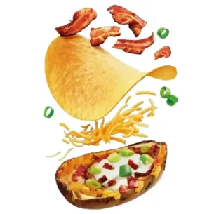 Pringles Loaded Potato Skins Potato Crisps Chips 2