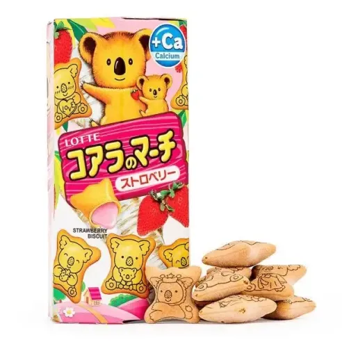 Lotte Koalas March Biscuits with Strawberry Flavor