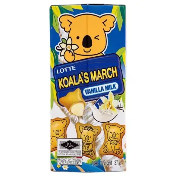 Lotte Koalas March Biscuits with Vanilla Milk Flavor