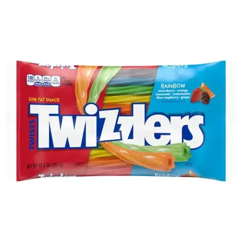 Twizzlers Rainbow Twists Licorice Style Candy