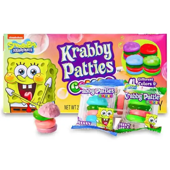 Spongebob Squarepants Gummy Krabby Patties Colors
