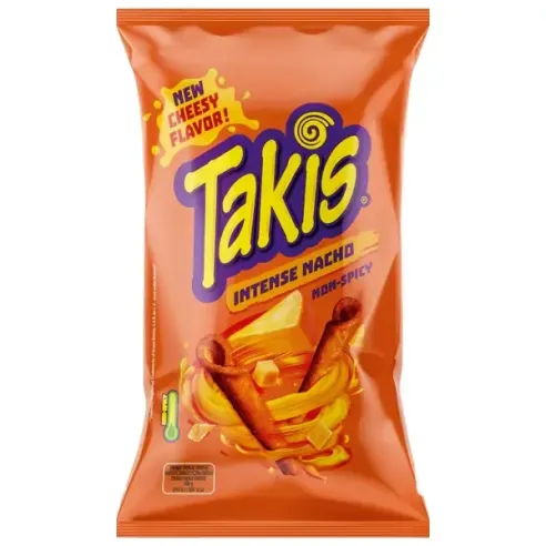 Takis Intense Nacho Cheese Flavour Fried Corn Snack
