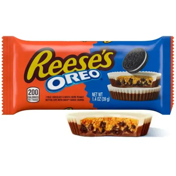 Reese's Oreo Peanut Butter Milk Chocolate White Creme Cups