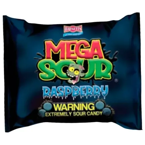 Barnetts Mega Sour Raspberry Extremely Sour Candy