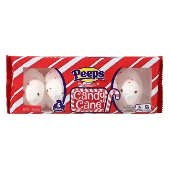 Peeps Candy Cane Chicks