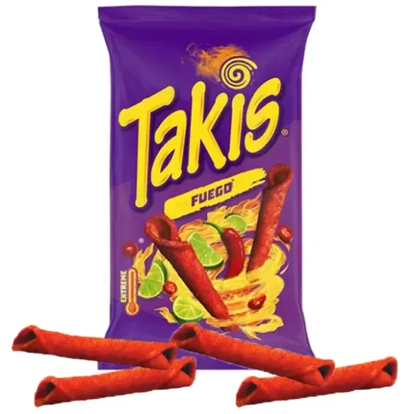 Takis Fuego Chili And Lime Flavored