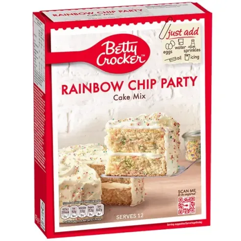Betty Crocker Rainbow Chip Party Cake Mix