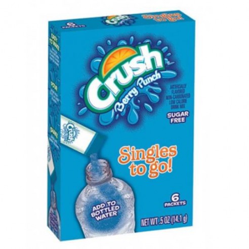 Crush Berry Punch Singles to Go 6 Pack - 15.5 g