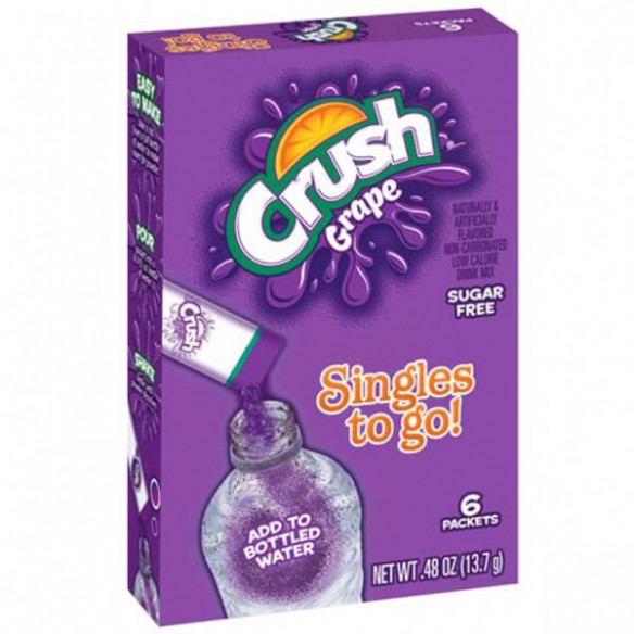 Crush Grape Singles to Go 6 Pack - 13.7 g