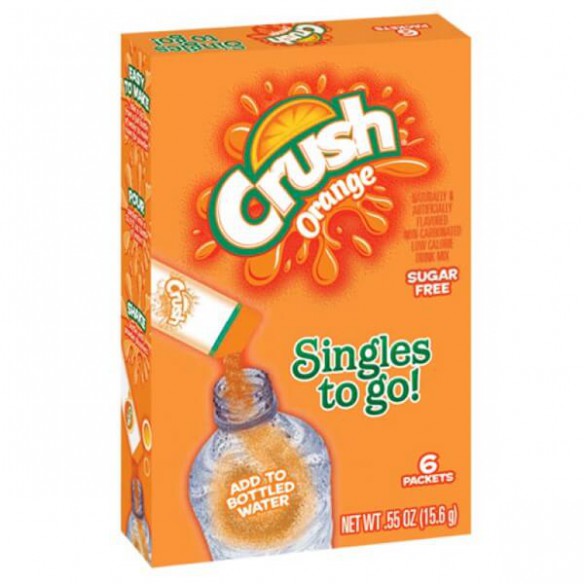 Crush Orange Singles to Go 6 Pack - 15.6 g