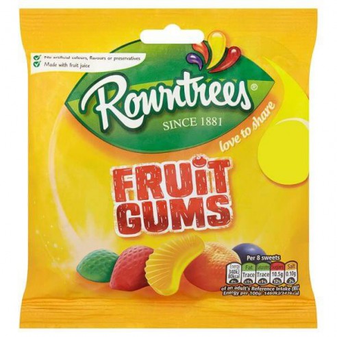 Rowntrees Fruit Gums 120 g