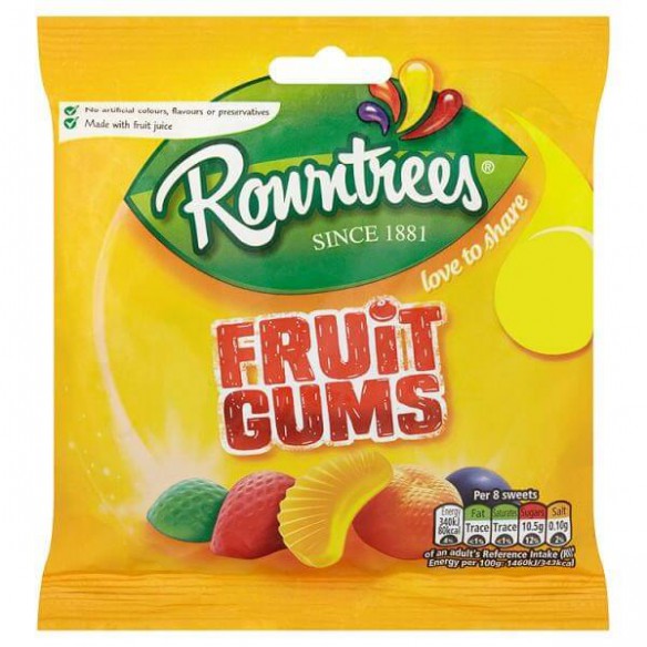 Rowntrees Fruit Gums 120 g