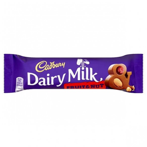 Cadbury Fruit and Nut Chocolate Bar 49 g