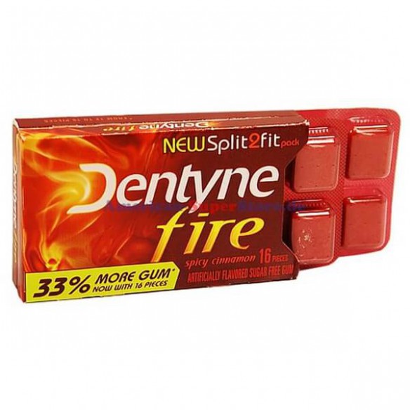 Dentyne Fire Spicy Cinnamon Gum 24 g