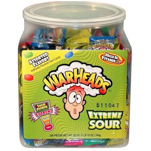 Warheads Changemaker Tub Extreme Sour 240 stk - 964 g
