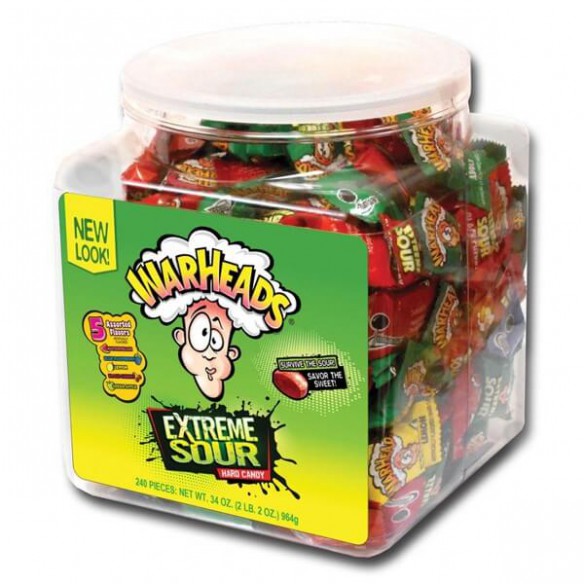 Warheads Changemaker Tub Extreme Sour 240 stk - 964 g