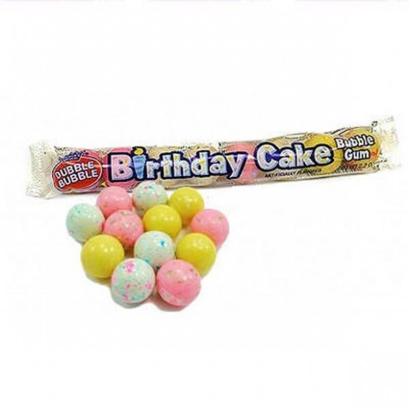 Dubble Bubble Birthday Cake Gumballs 62 g