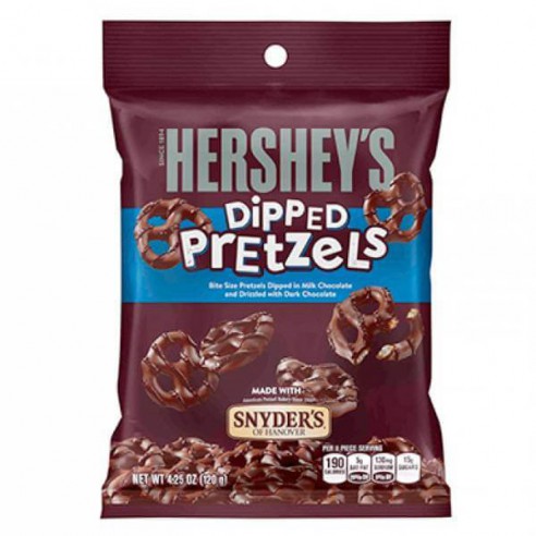 Hershey's Milk Chocolate Dipped Pretzels 120 g