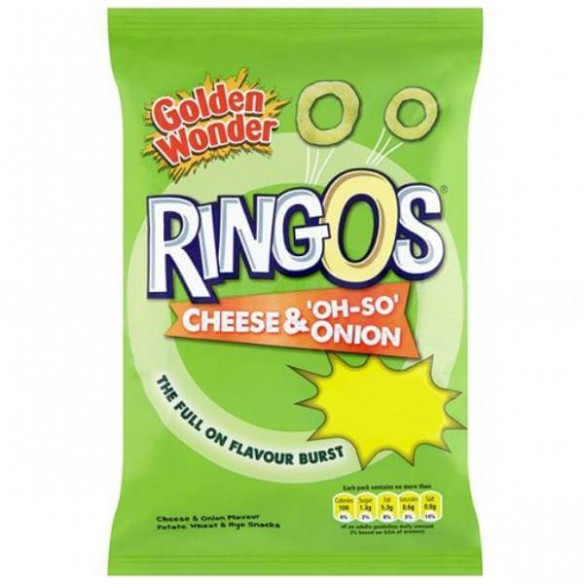 Golden Wonder Ringos Cheese & Onion 20 g