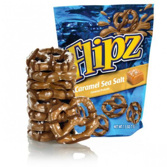 Flipz Salted Caramel Flavoured Coated Pretzels