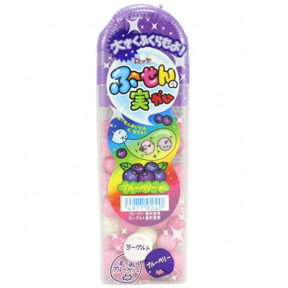 Lotte Fusen No Mi Blueberry Chewing Gum 35 g