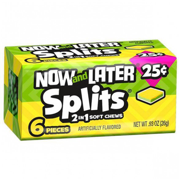 Now & Later Lemon-Lime Splits 26 g