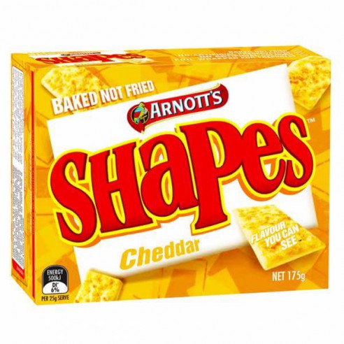 Arnott's Cheddar Shapes 175 g