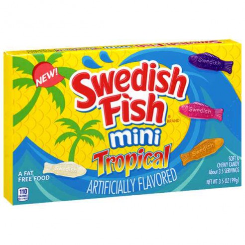 Swedish Fish Mini Tropical 99 g