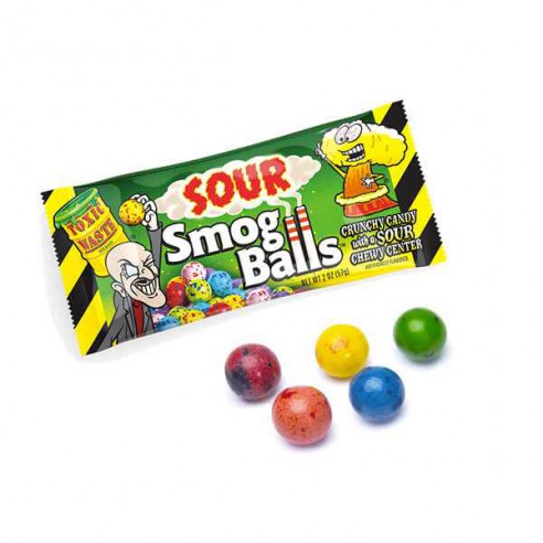 Toxic Waste Sour Smog Balls 48 g