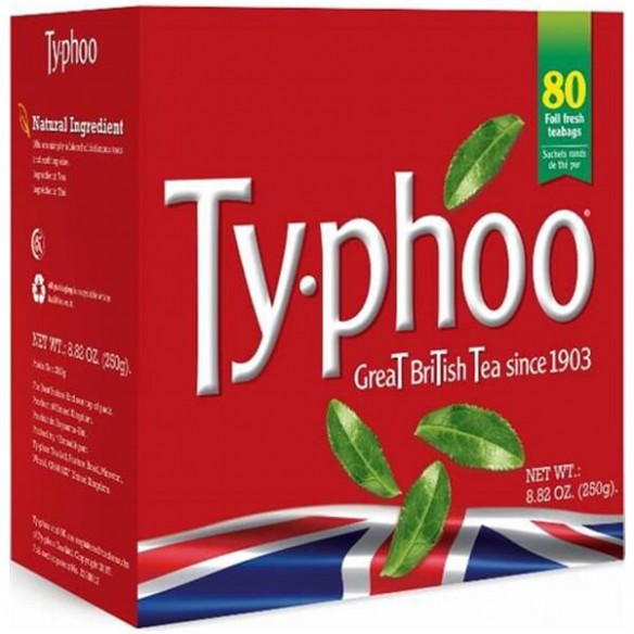 Typhoo 80 Foil Fresh Teabags 232 g