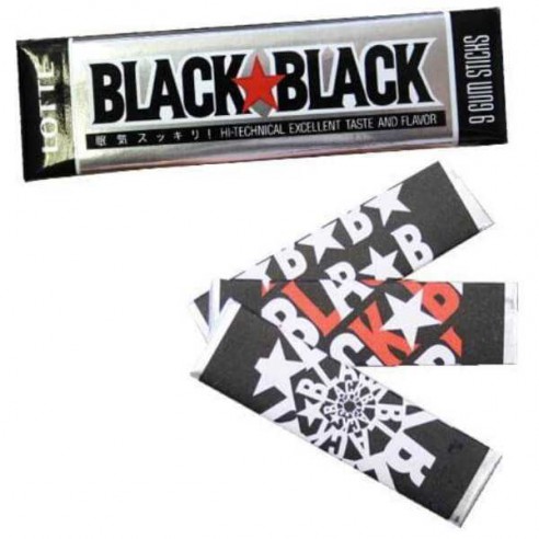 Lotte Black Black Caffeine Chewing Gum 26 g