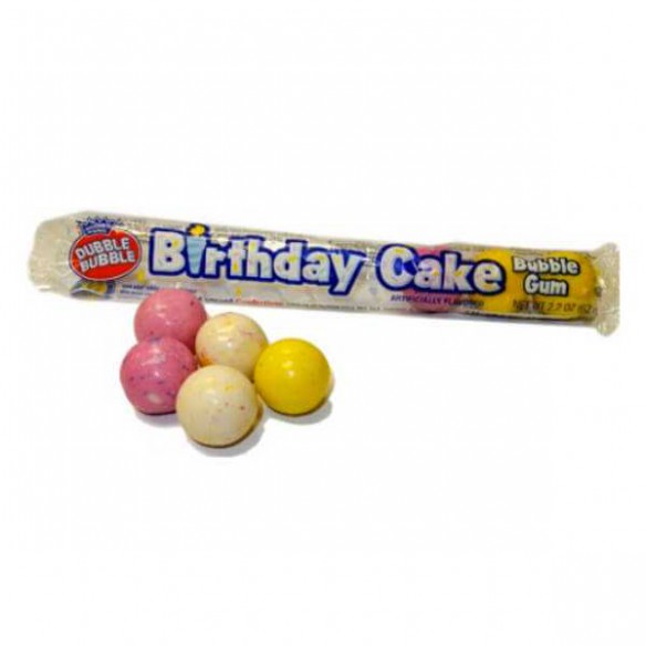 Dubble Bubble Birthday Cake Gumballs 62 g