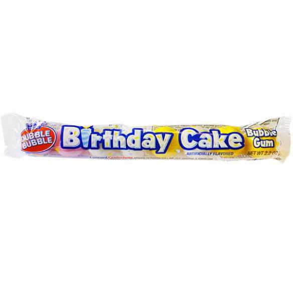 Dubble Bubble Birthday Cake Gumballs 62 g