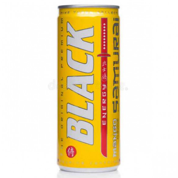 Black Energy Samurai Mango Drink 250 ml
