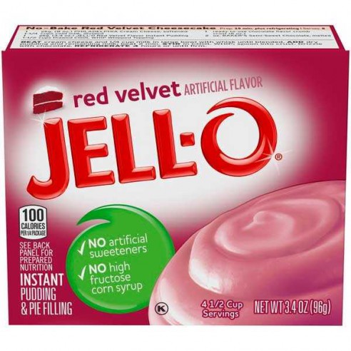 Jell-O Red Velvet Instant Pudding 96 g