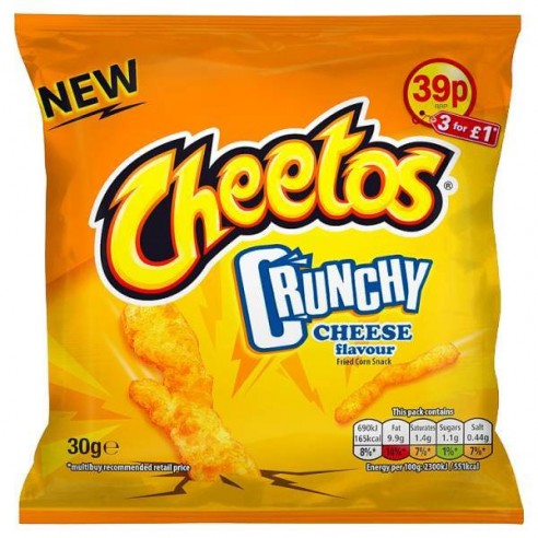 Cheetos Crunchy Cheese Flavour Fried Corn 30 g