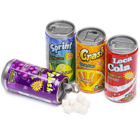 Soda Can Fizzy Candy 6 Pack - 42 g