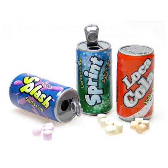 Soda Can Fizzy Candy 6 Pack - 42 g