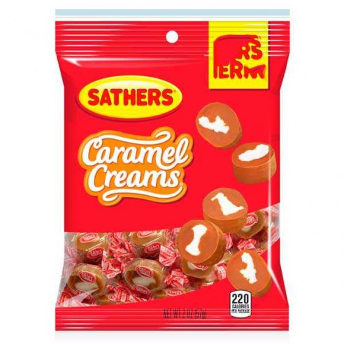 Sathers Caramel Creams 57 g