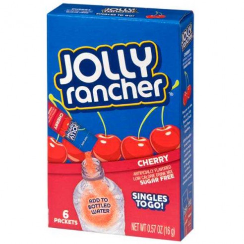 Jolly Rancher Cherry Singles to Go 6 Pack - 16 g