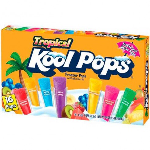 Kool Pop Tropical 16 Pack - 680.4 g