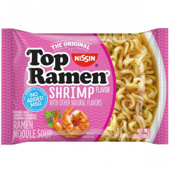 Nissin Top Ramen Shrimp 85 g