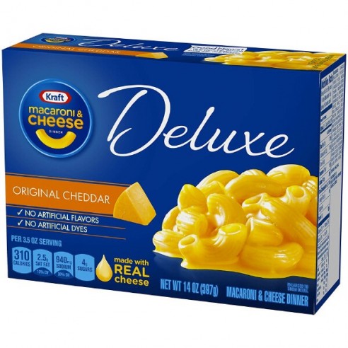 Kraft Macaroni & Cheese Deluxe Original Cheddar 397 g