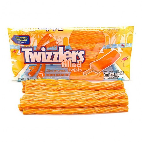 Twizzlers Orange Cream Pop Filled 311 g